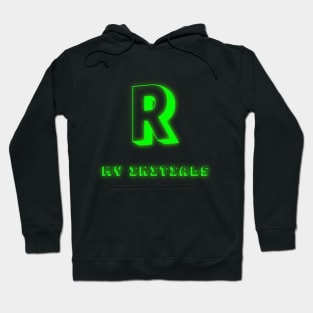 Letter R Letter Art Hoodie